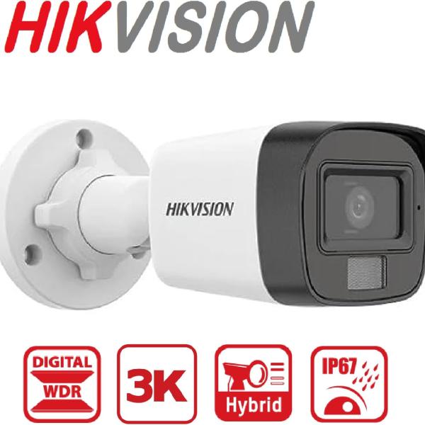 HIKVISION 5MP Outdoor Dual Light + Audio MIC + Motion Alert Wired CCTV Camera